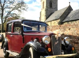 Vintage wedding car hire in Letchworth